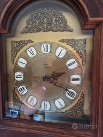 OROLOGIO IN LEGNO A COLONNA A PENDOLO