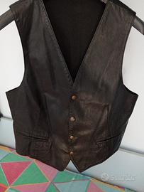 gilet uomo pelle vintage, perfetto 