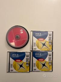 DVD-R registrabile Coop e HP nuovi nel celofan