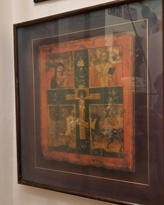 Icona russa quadripartita  (rara)