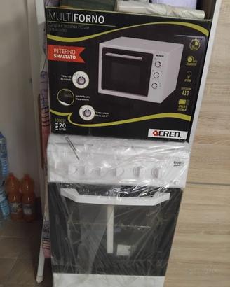 Fornetto, brandina e cucina a gas