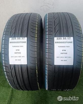 2 gomme 225 55 17 BRIDGESTONE RIF2829