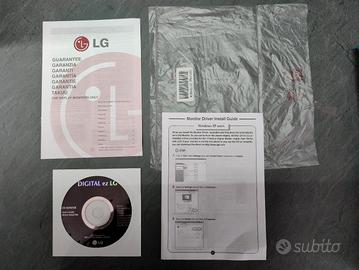 Istruzioni e CD-ROM Monitor LG