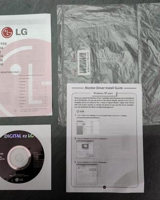 Istruzioni e CD-ROM Monitor LG