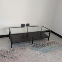 Tavolino IKEA Vittsjö – Vetro Marrone/Nero