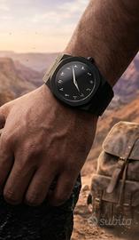 orologio premium nero numeri arabi 
