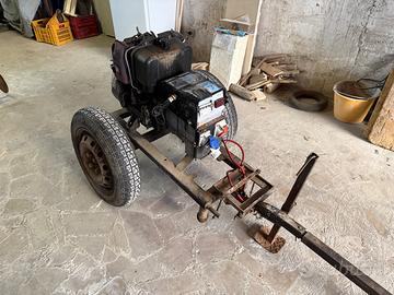 Generatore elettrico carrellato 5 kW monofase/trif