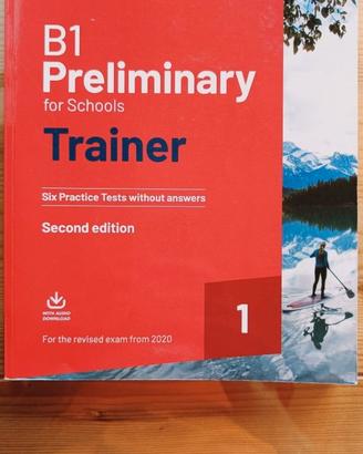 Libro scolastico "B1 Preliminary for Schools Train