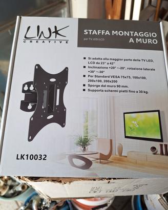 Staffa da parete universale per TV LED/LCD