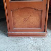 Mobile artigianale porta giradischi e dischi LP 