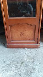 Mobile artigianale porta giradischi e dischi LP 