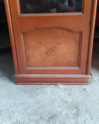 Mobile artigianale porta giradischi e dischi LP 