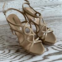 Scarpa Max Bianco con zeppa e tacco 13