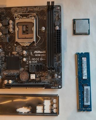 Scheda Madre+CPU Intel Celeron G1840+8GB RAM DDR4