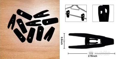 SET NUOVO 8 PEZZI **MOLLETTE VELLUTO ANTISCIVOLO**