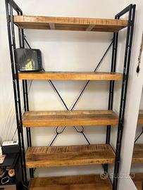 Libreria legno/metallo
