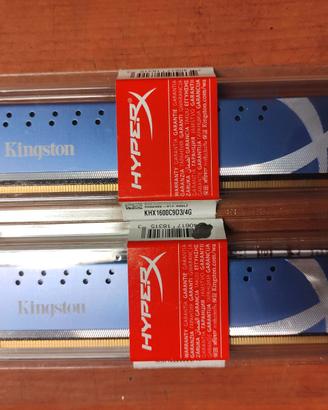 Memoria ram DDR3 Kingston HyperX KHX1600C9D3