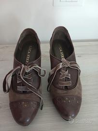 scarpe plauteau donna pelle e camoscio