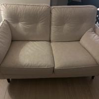 Divano poltrone e sofa' 2 posti bianco panna