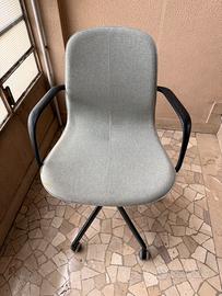 Sedia IKEA LÅNGFJÄLL con braccioli verde