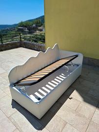 Letto singolo contenitore Nuvola 