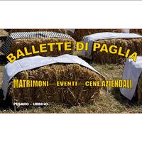 BALLE -BALLETTE PAGLIA ALLESTIMENTO ADDOBBI EVENTI