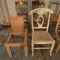 SEDIE D'EPOCA DA RESTAURARE