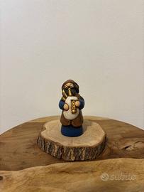 Zampognaro presepe classico blu Thun