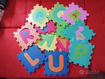 Tappeto gioco mattonelle puzzle neonato