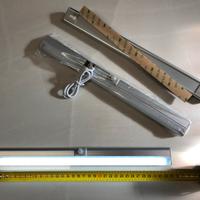 Coppia Lampade con Sensore LED Ricarica USB