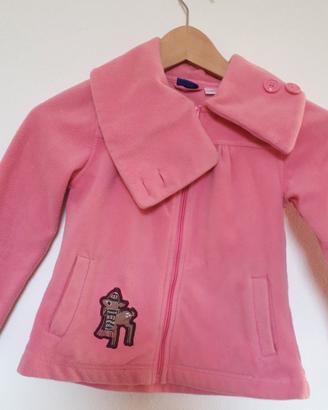 Felpa in pile rosa per bambina, marca Lupilu,