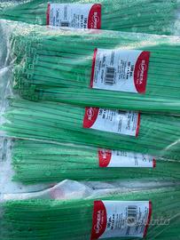 Fascette verdi 280x4,8 mm - 100 pezzi NUOVE