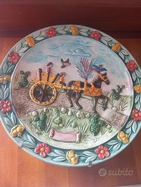 Piatto ceramica Il Falco