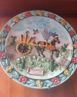 Piatto ceramica Il Falco
