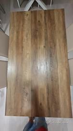 Tavolo pranzo 160x90 Effetto rovere industrial