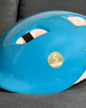 casco bici bambini B'Twin Decathlon taglia S blu