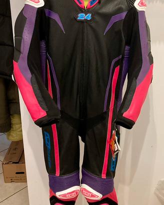 AWA RACING TUTA IN PELLE SU MISURA 50 / L NUOVA