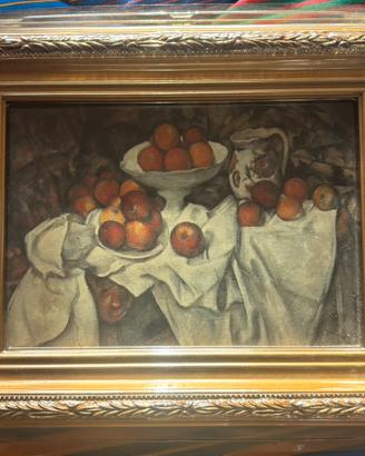 Riproduzione su tela Paul Cesanne,  Natura morta