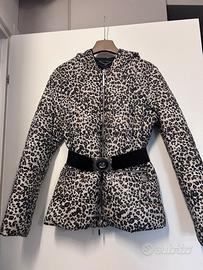 Piumino Liu Jo animalier con cintura