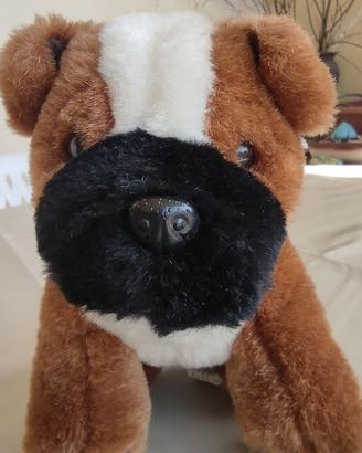 Peluche Cane Boxer/Bulldog - Vintage anni '90