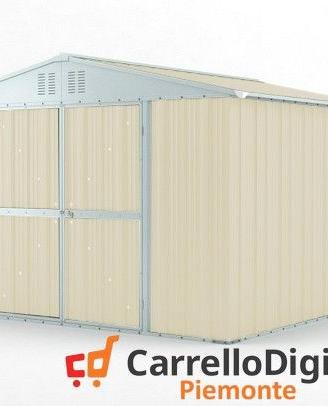Box struttura lamiera Acciaio 327x307cm avorio