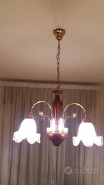 Lampadario da camera a tre luci