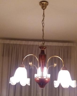 Lampadario da camera a tre luci