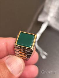 Anello uomo acciaio, 20