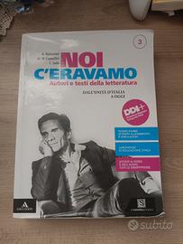LIBRO DI LETTERATURA ITALIANA NOI C'ERAVAMO 