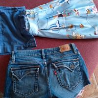 Pantaloncini Levi's e 2 gonne