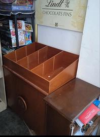 mobile per negozio con ruote 