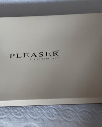 Stivali nuovi Pleaser in vernice rossa Pole Dance