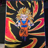 Quadro Goku Ssj 3