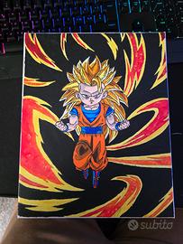 Quadro Goku Ssj 3